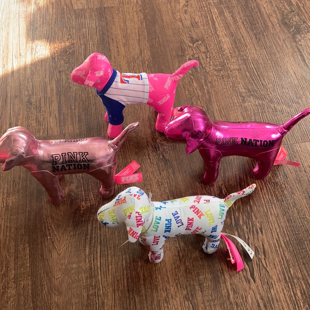 Small pink dogs